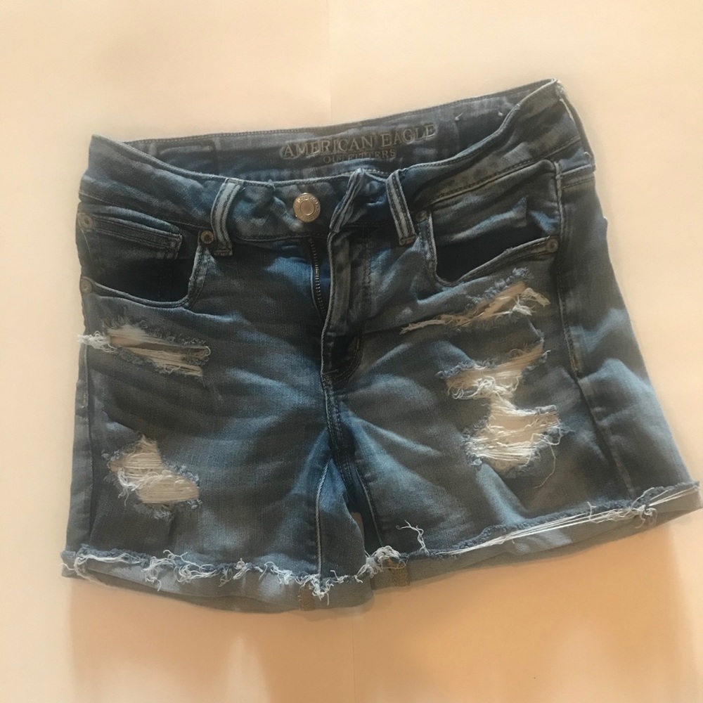 AE (MIDI) Next Level Stretch Jean Shorts